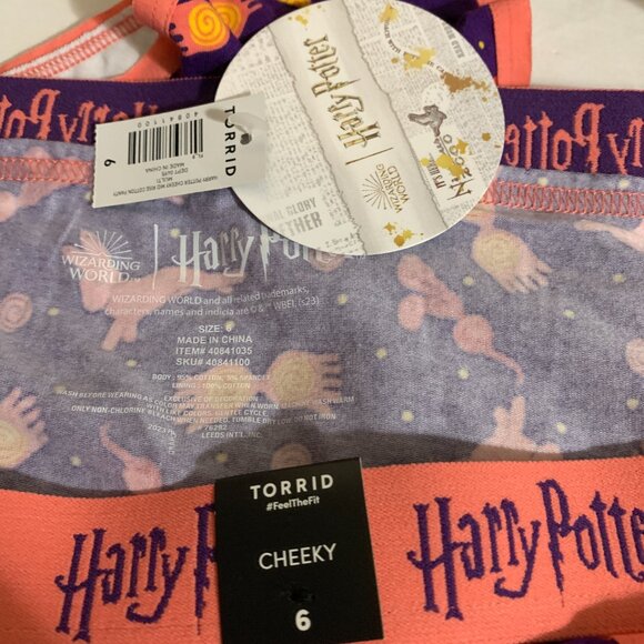 Torrid Cheeky Panties Underwear Harry Potter Luna Lovegood Plus Size 6 30 - Picture 4 of 4